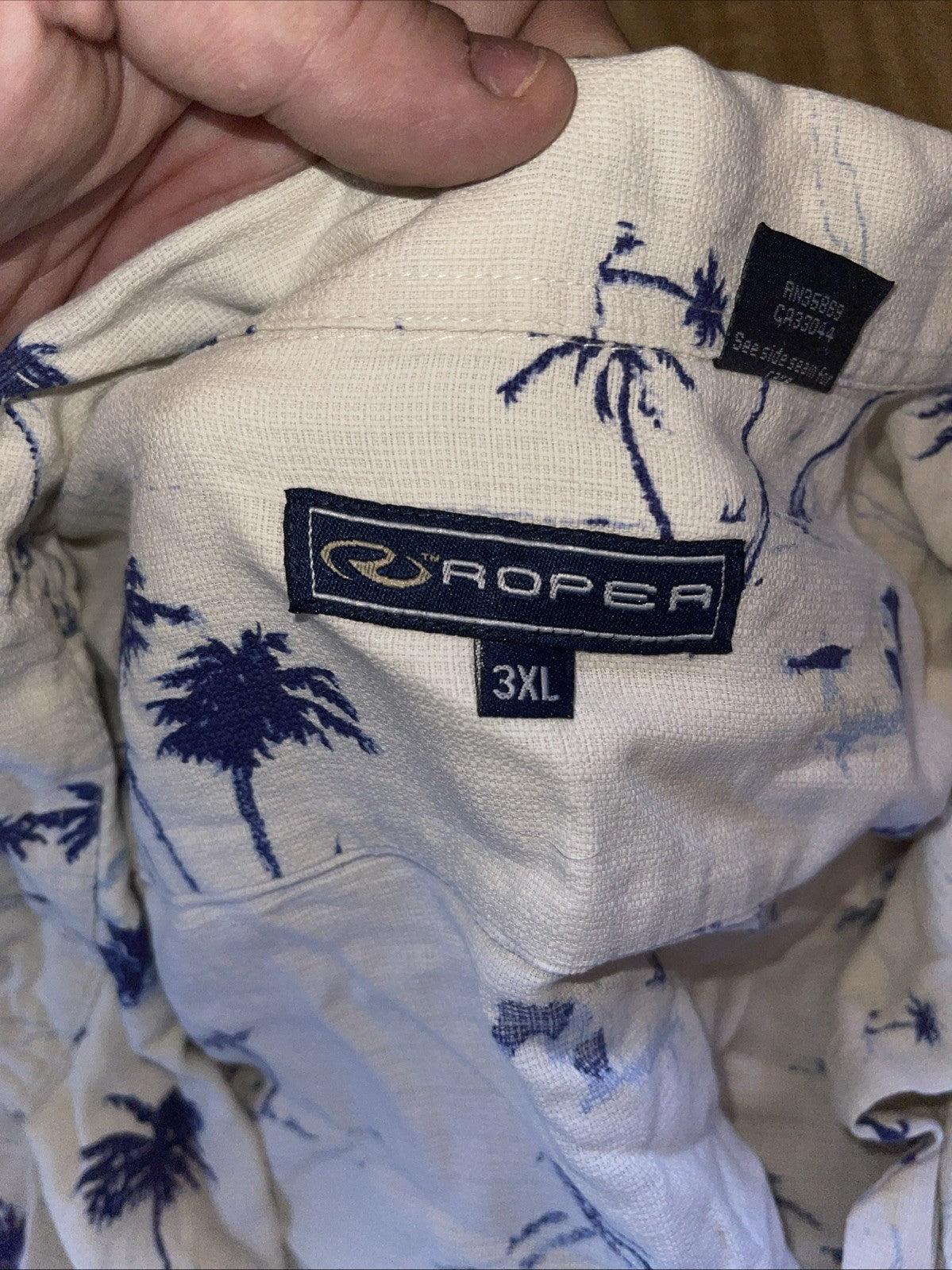 Roper Hawaiian Shirt 3XL 