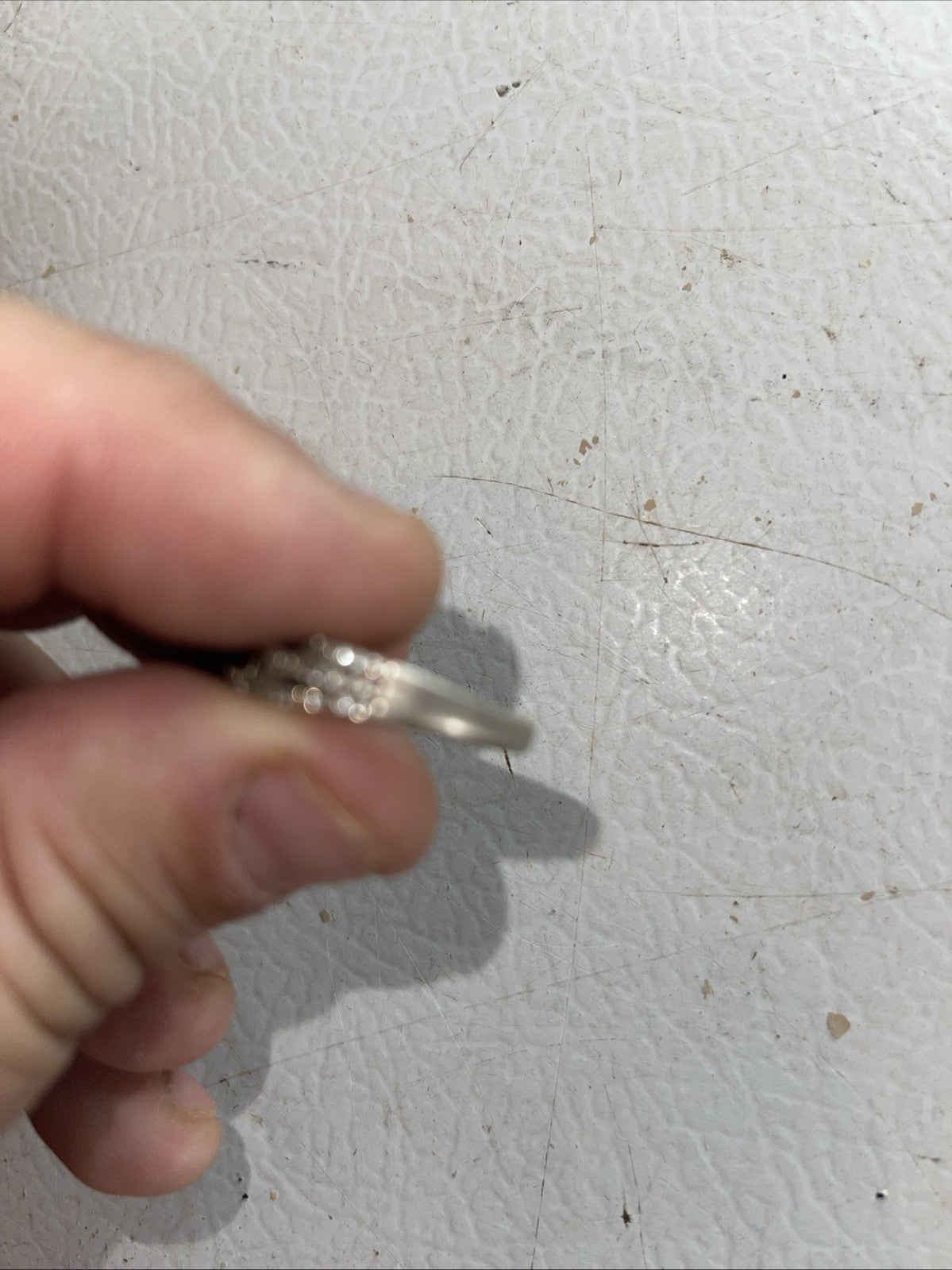 Women’s Ring Marked 925 As Is Missing 2 Stones
