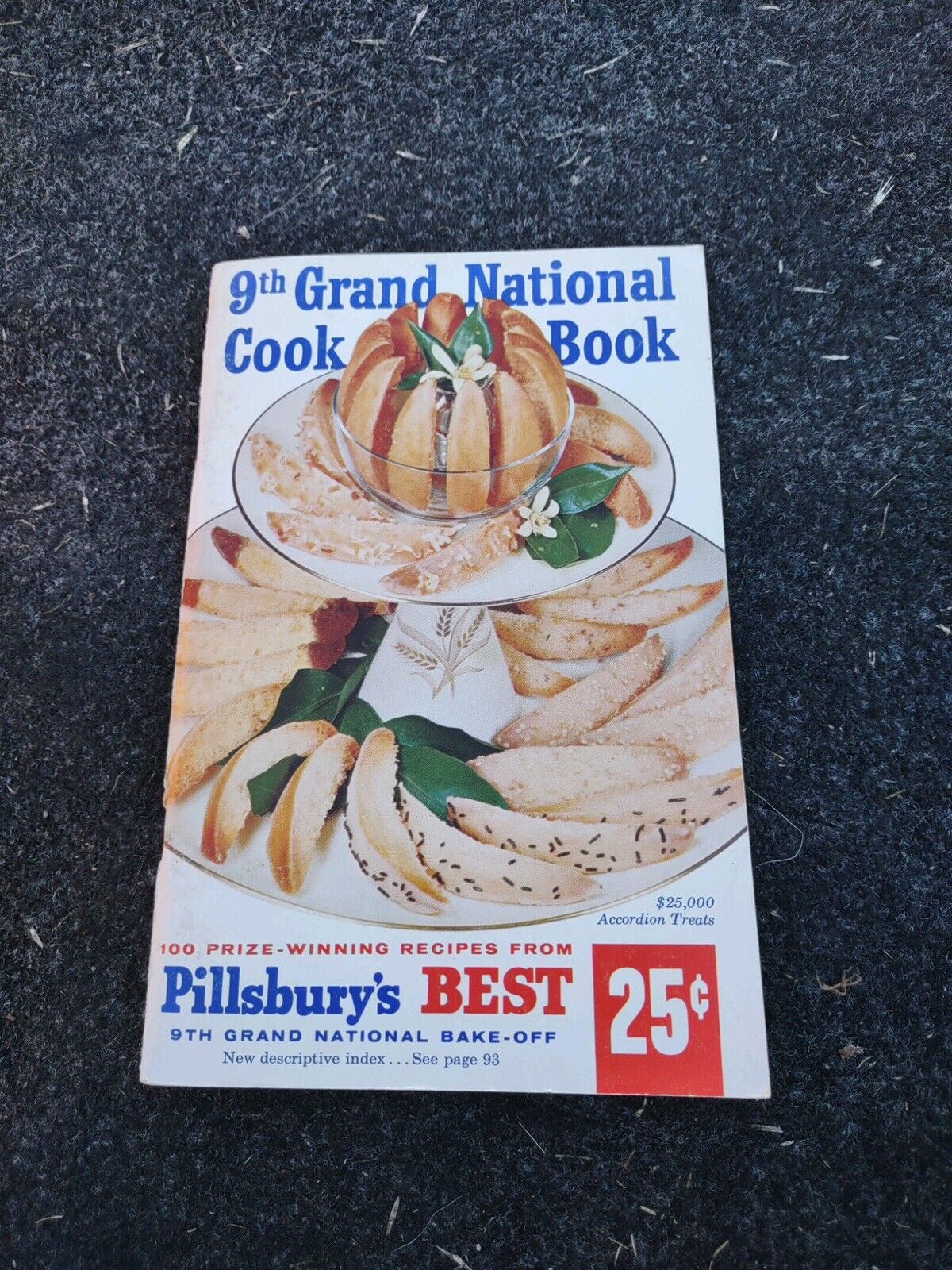 1958 Pillsbury's Best 9th Grand National Cook Book VINTAGE Cookbook