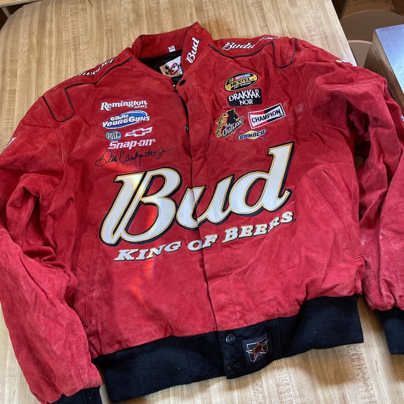 Chase Authentics JH Design Budweiser King Of Beers Jacket Medium 