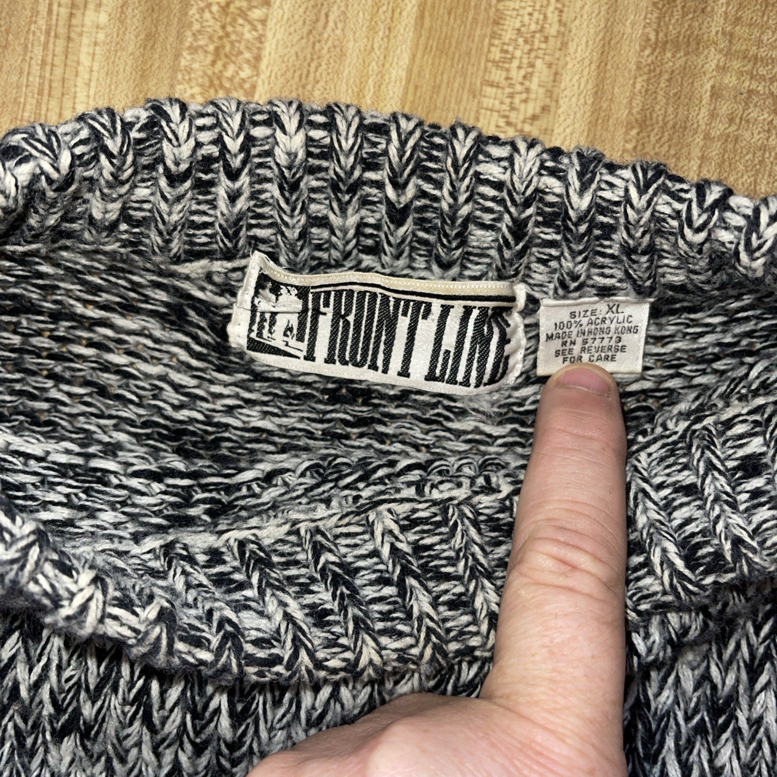 Vintage Front Line Sweater XL