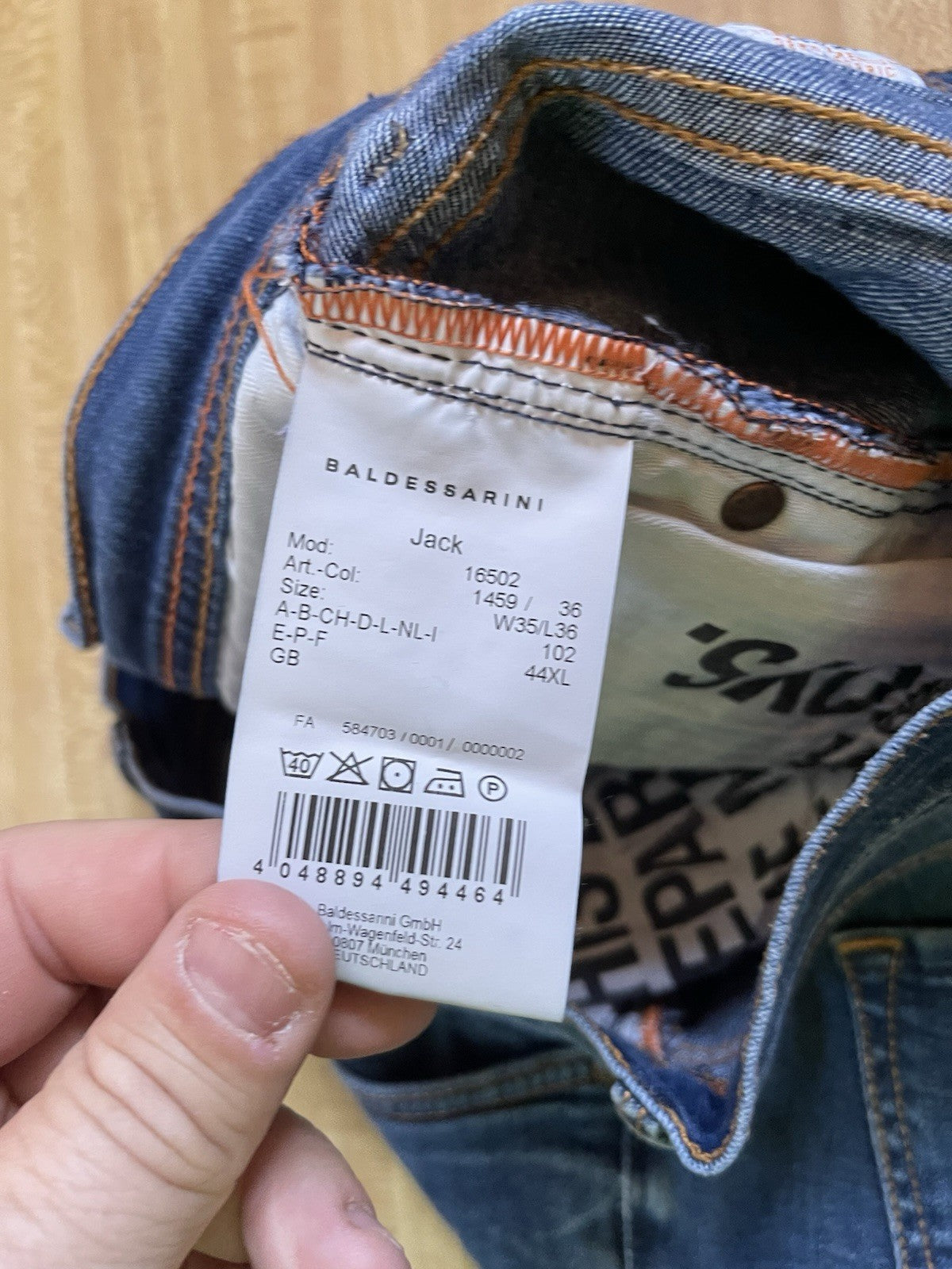 Baldessarini Candiani Jack Jeans 35/36