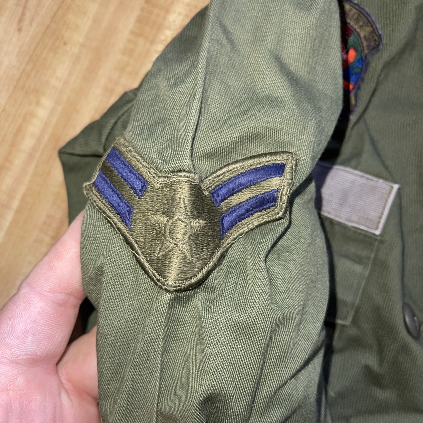 Vintage US Air Force Button Up 15.5