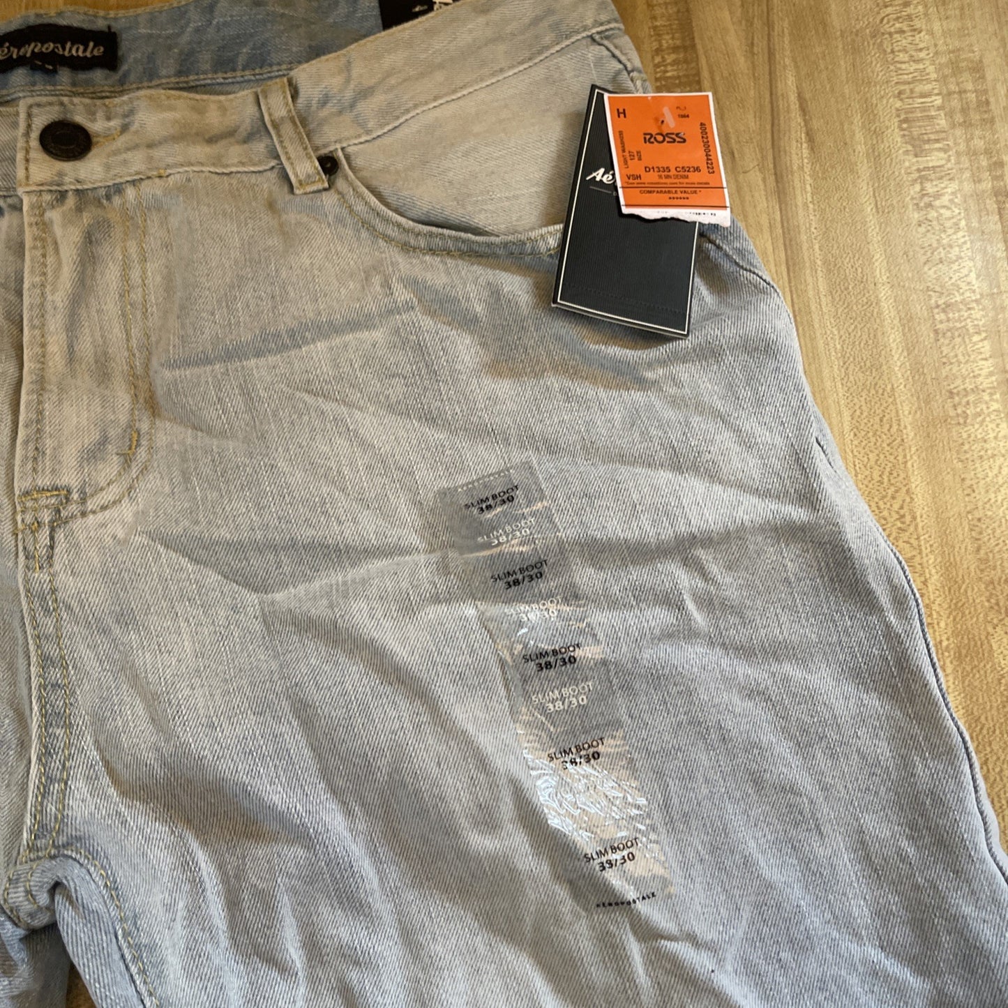 Aeropostale Jeans Slim Bootcut 38x30 NWT 