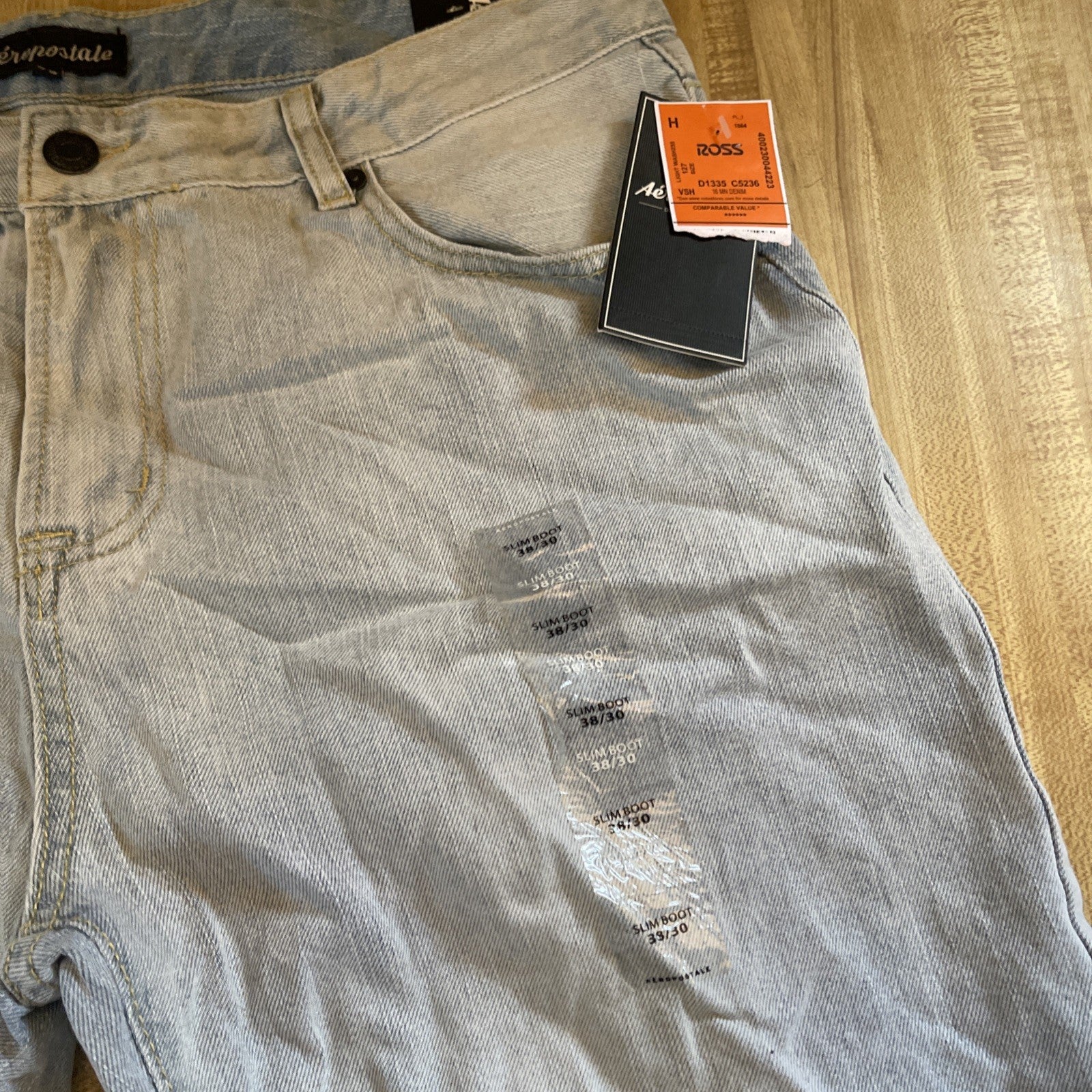 Aeropostale Jeans Slim Bootcut 38x30 NWT 