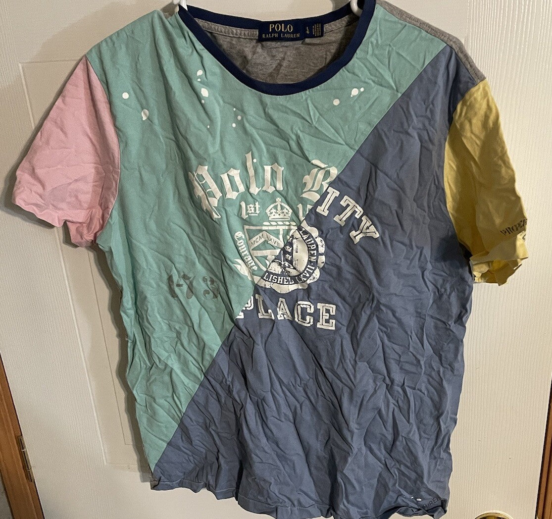 Polo Ralph Lauren Colorblock T Shirt Large