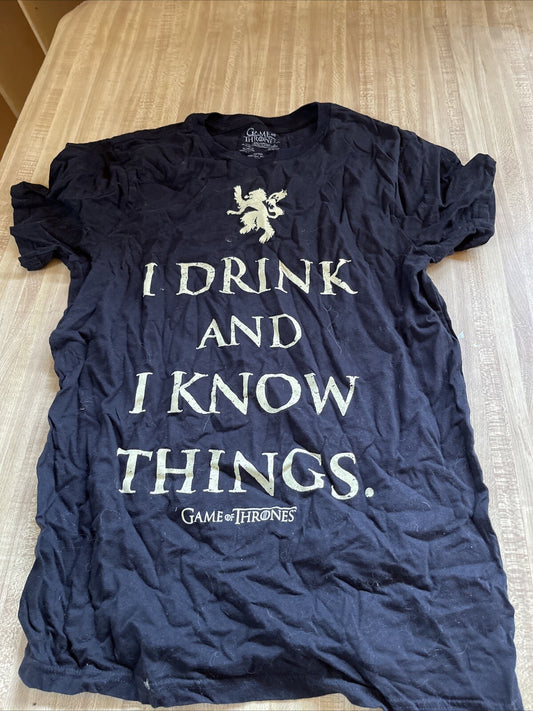 Game Of Thrones T Shirt Large