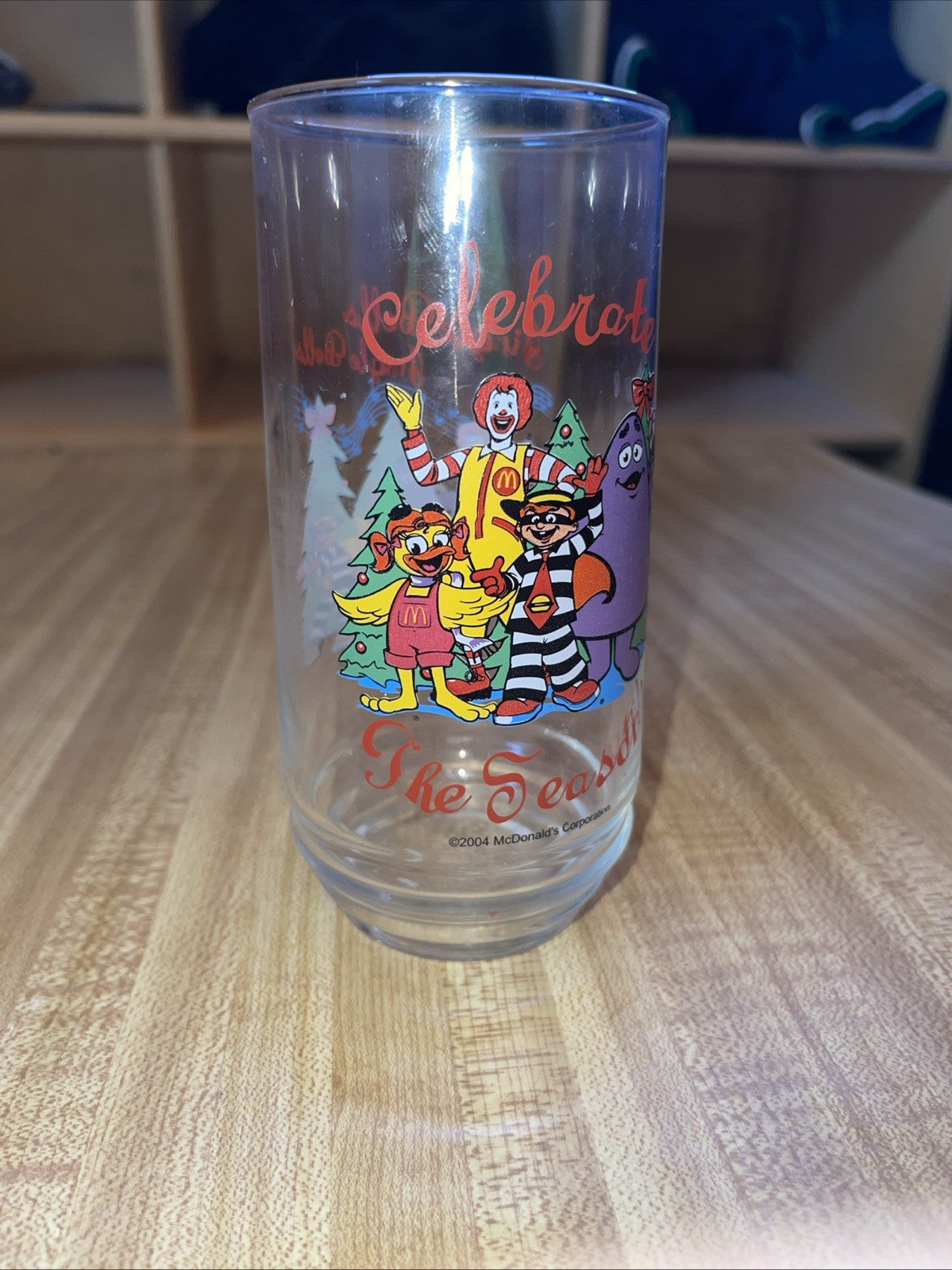 Vintage McDonald’s Jingle Bells Glass 