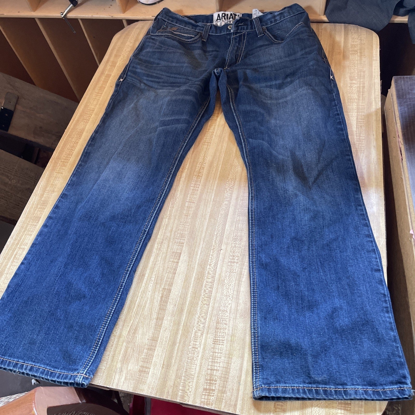 ariat m4 low rise boot jeans 34/32