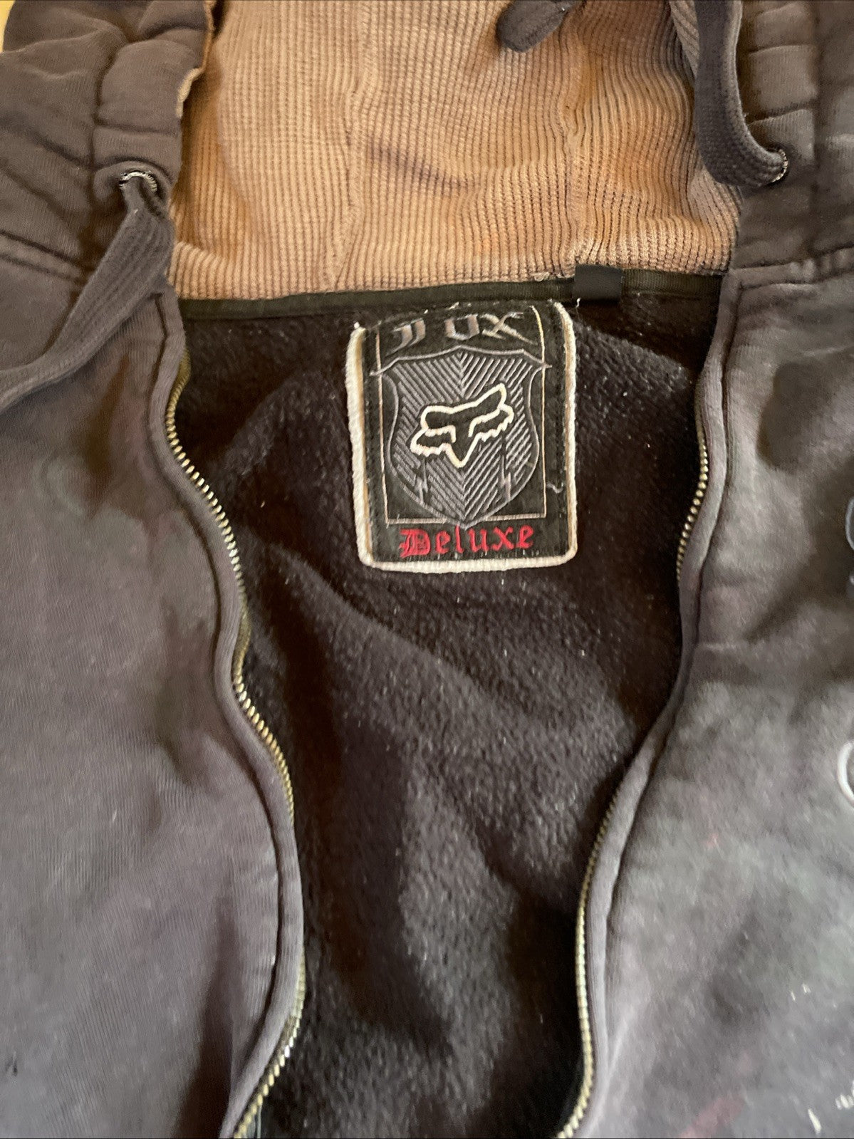 Fox Racing Full Zip Hoodie Large 