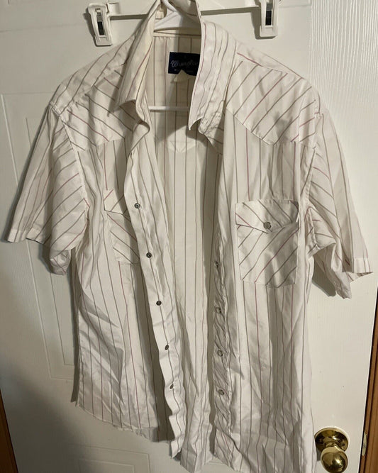 Wrangler Pearl Snap Large 