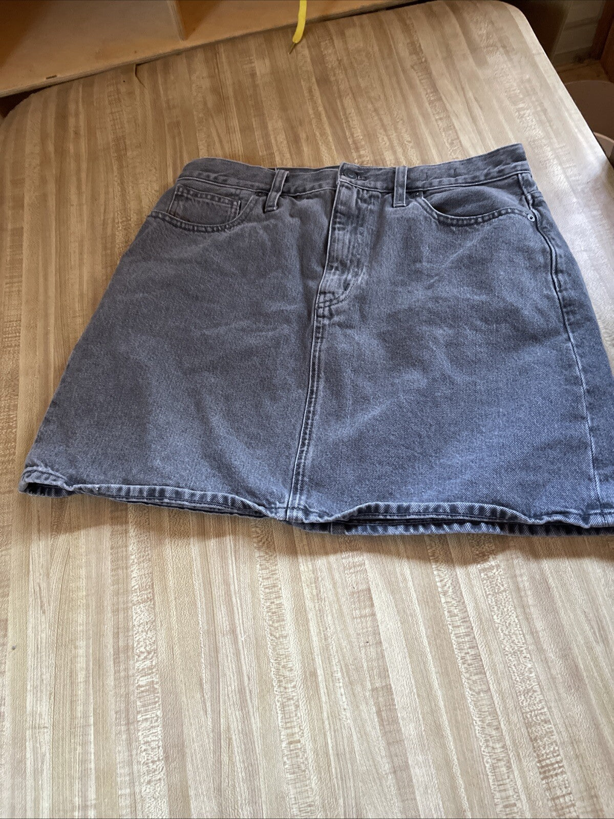 Madewell Rigid Denim A Line Skirt 30