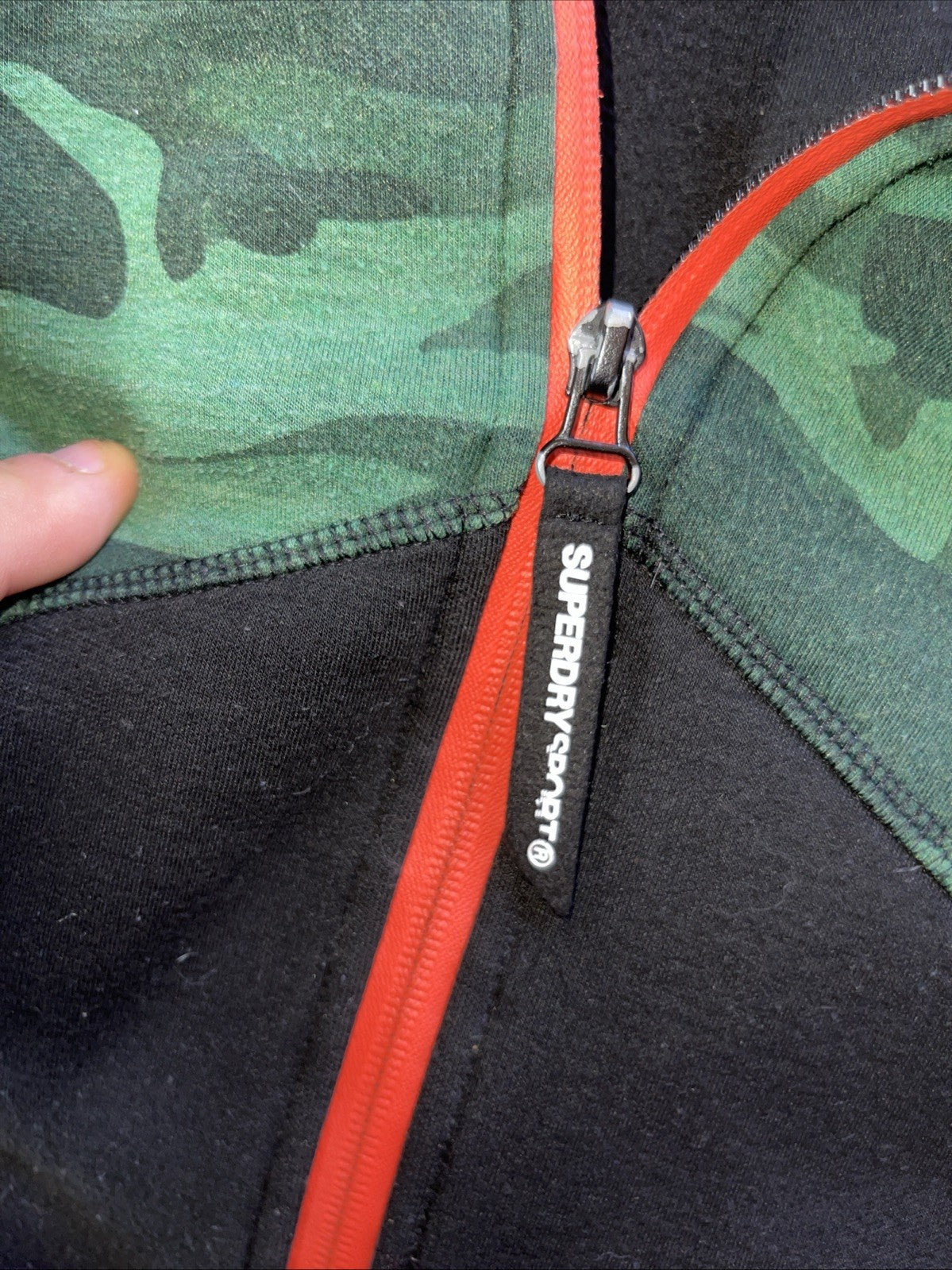 Superdry Sport Hoodie Large Full Zip