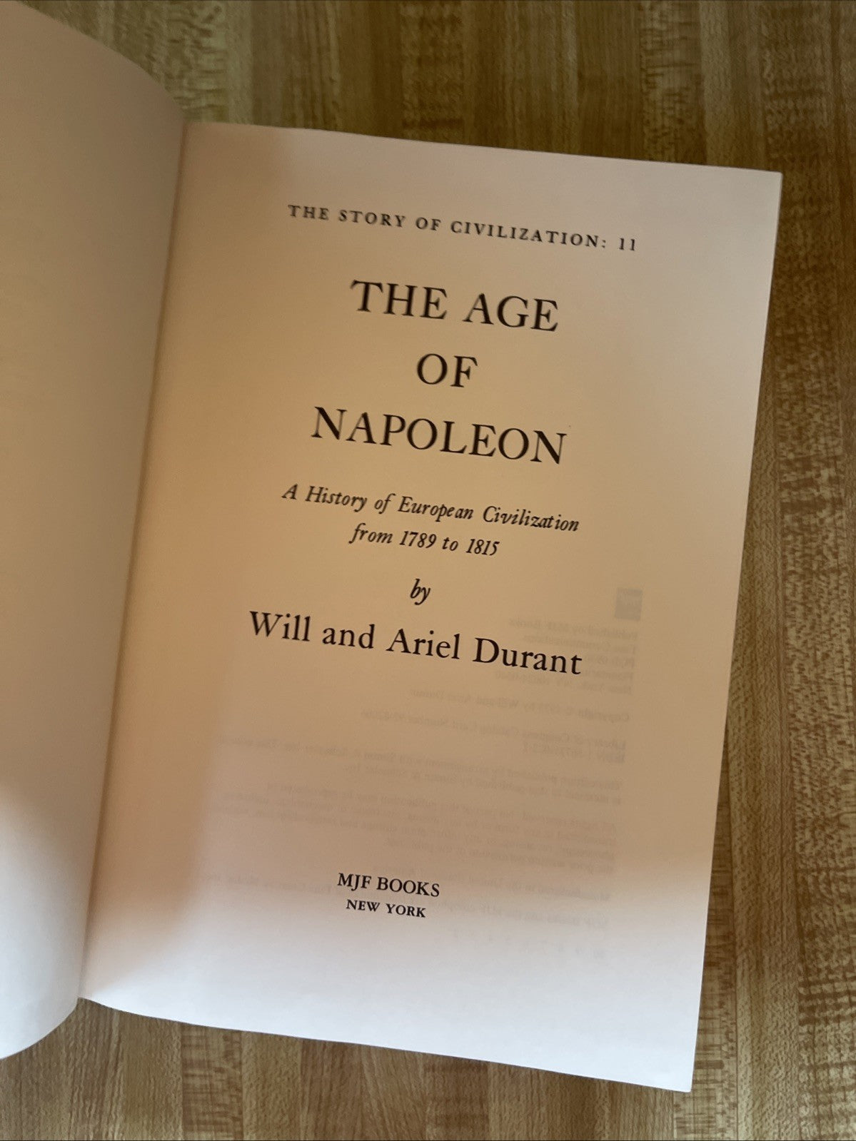 The Age Of Napoleon Hardcover 