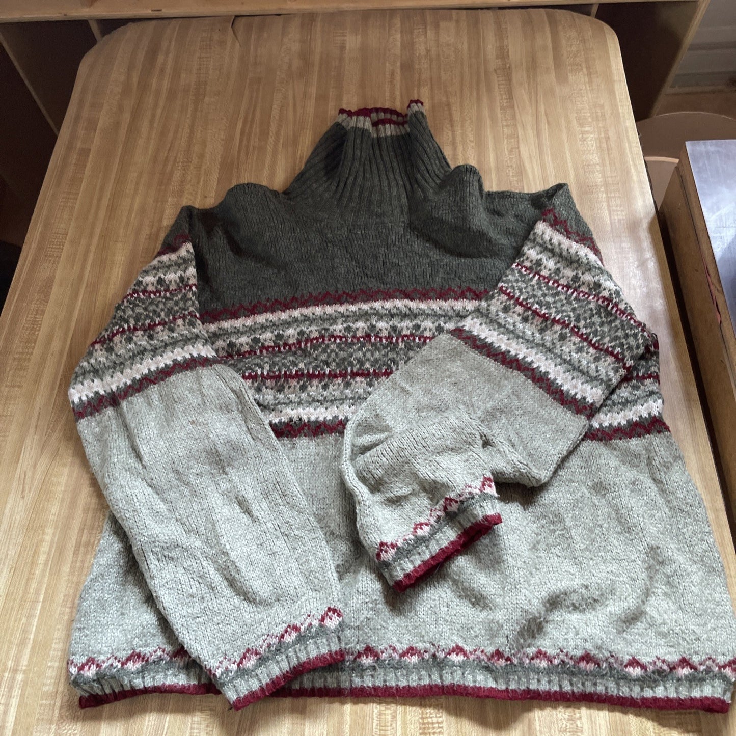 Vintage Made In USA Brand New Brand Turtleneck Sweater XL