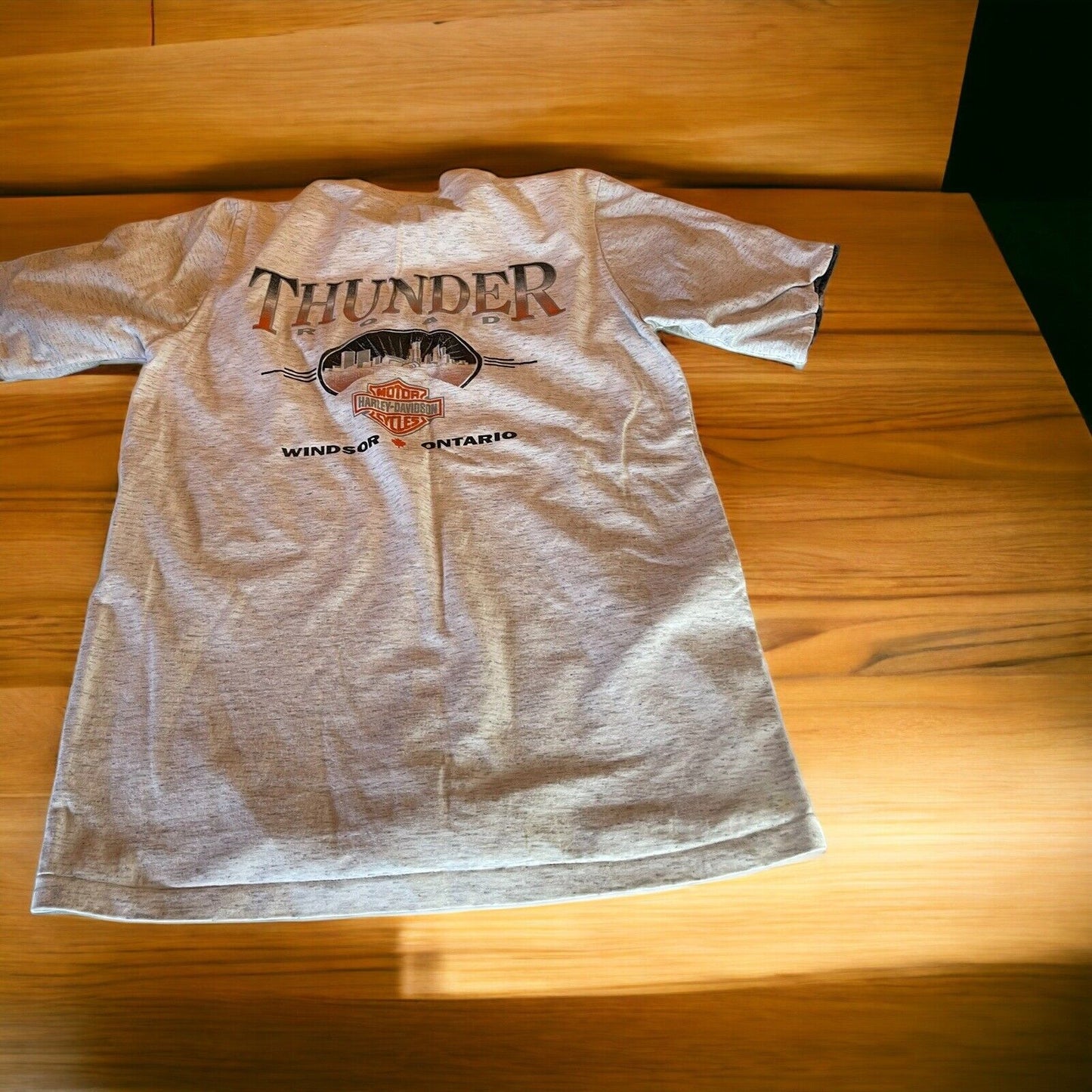 Vintage Thunder Road Harley Davidson T Shirt Medium 