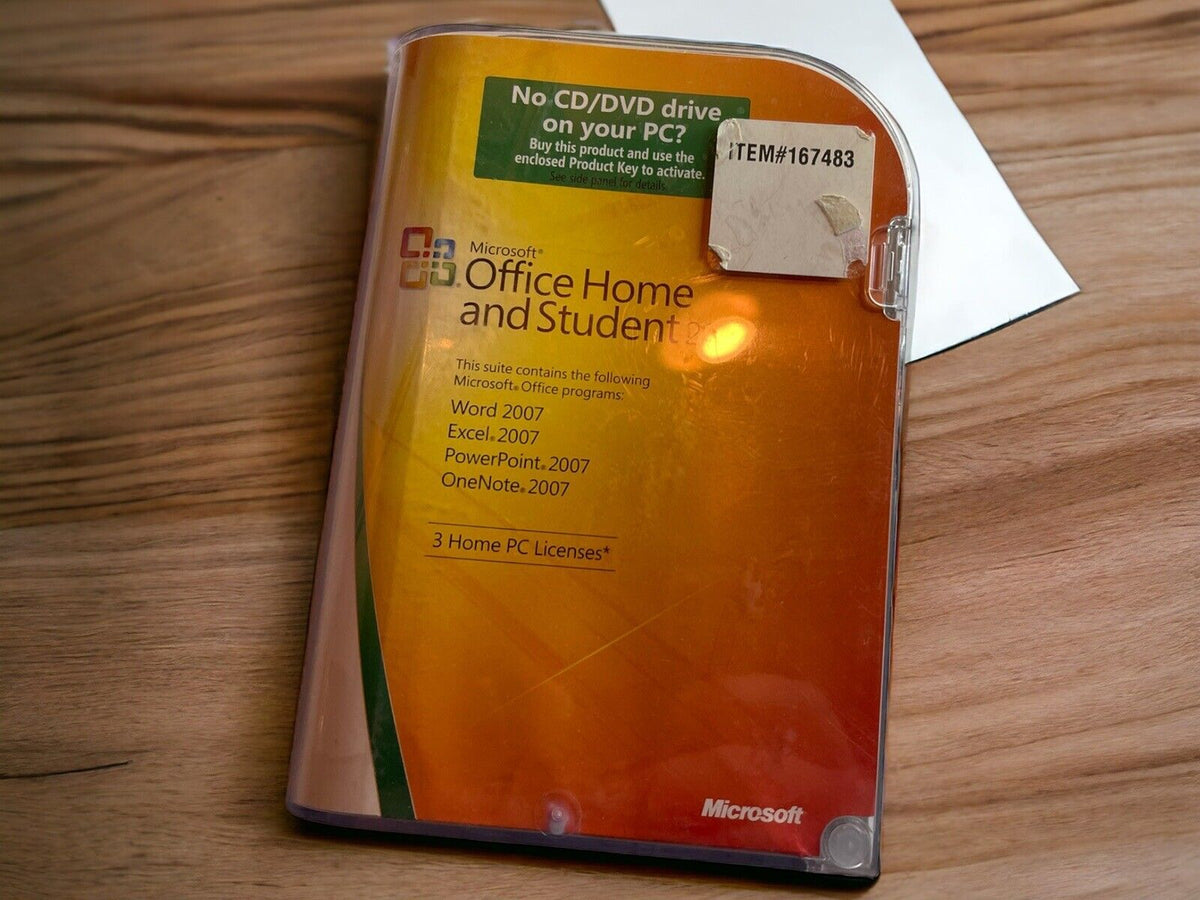 Microsoft Office 2007 Home and Student for 3 PCs