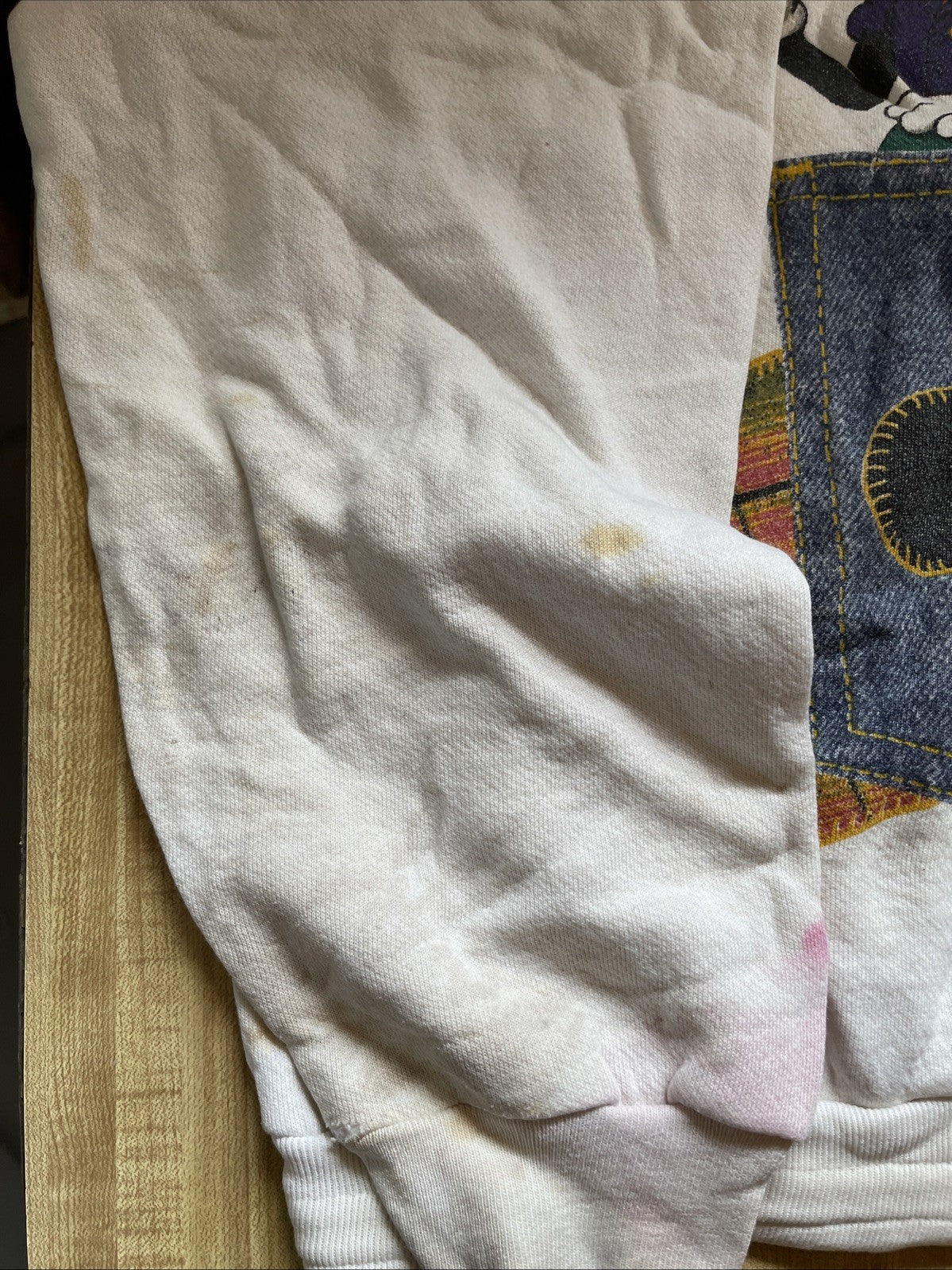 Vintage Mickey Unlimited Sweater XL Stained