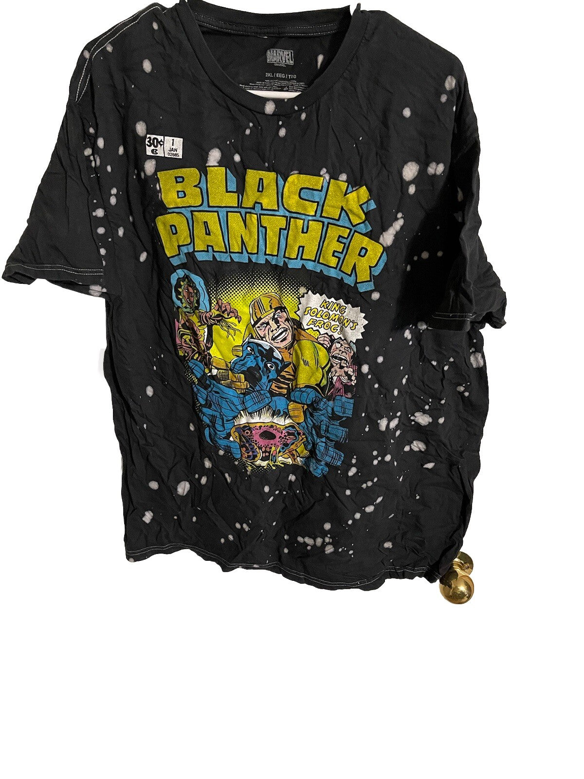 Black Panther T Shirt 2XL