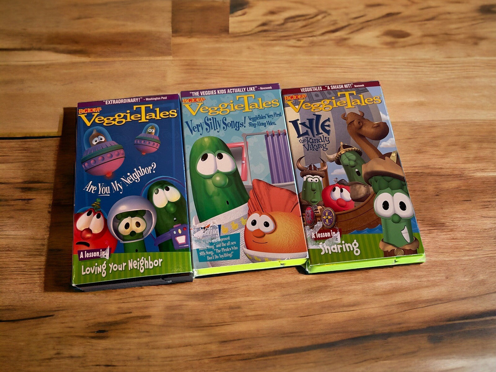 Veggietales And Other Big Idea VHS Lot