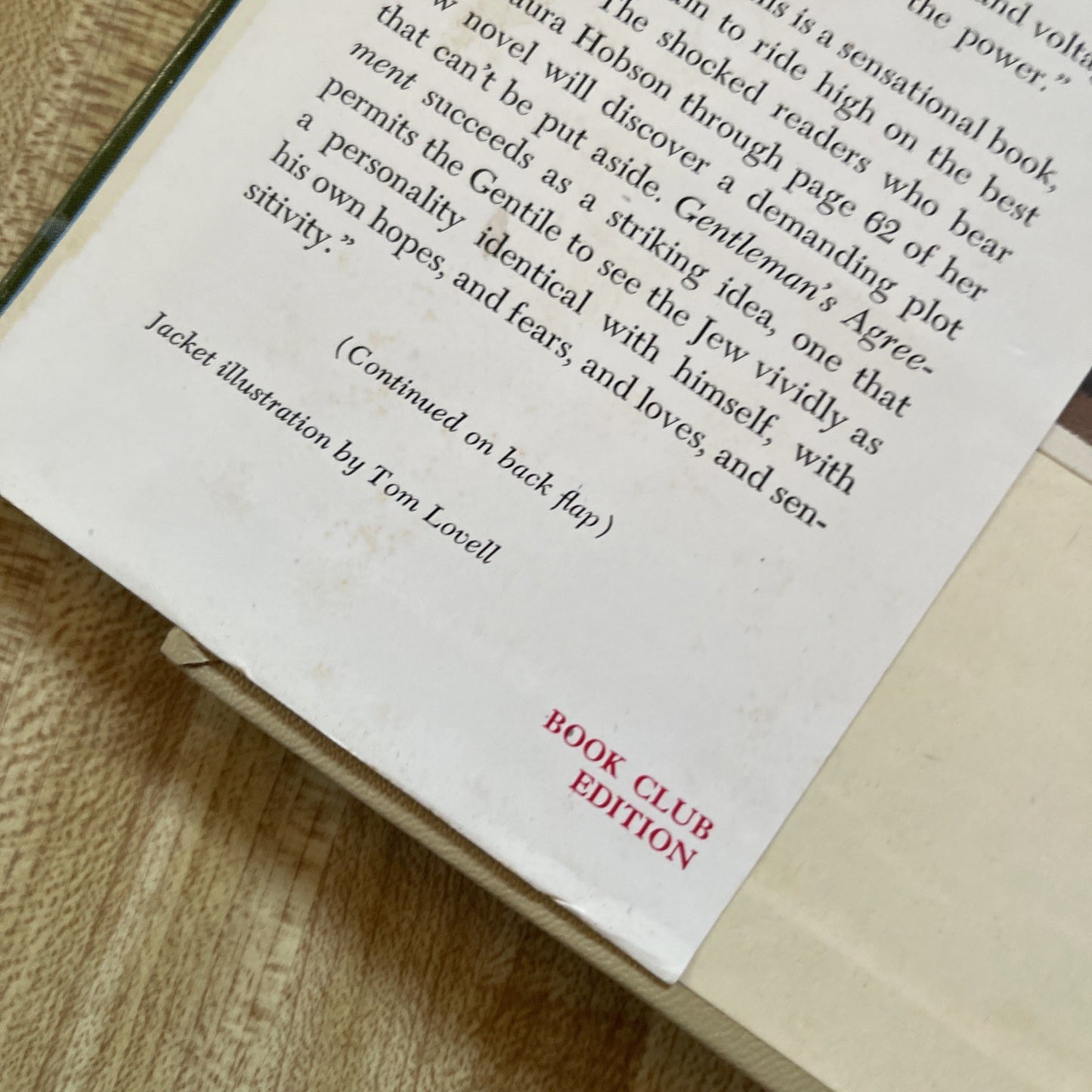 Gentleman’s Agreement Hardcover 