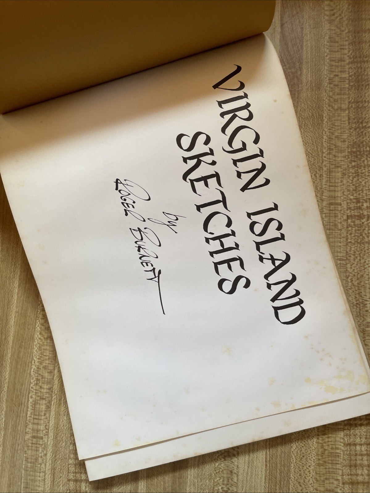 Virgin Island Sketches Hardcover First Edition 