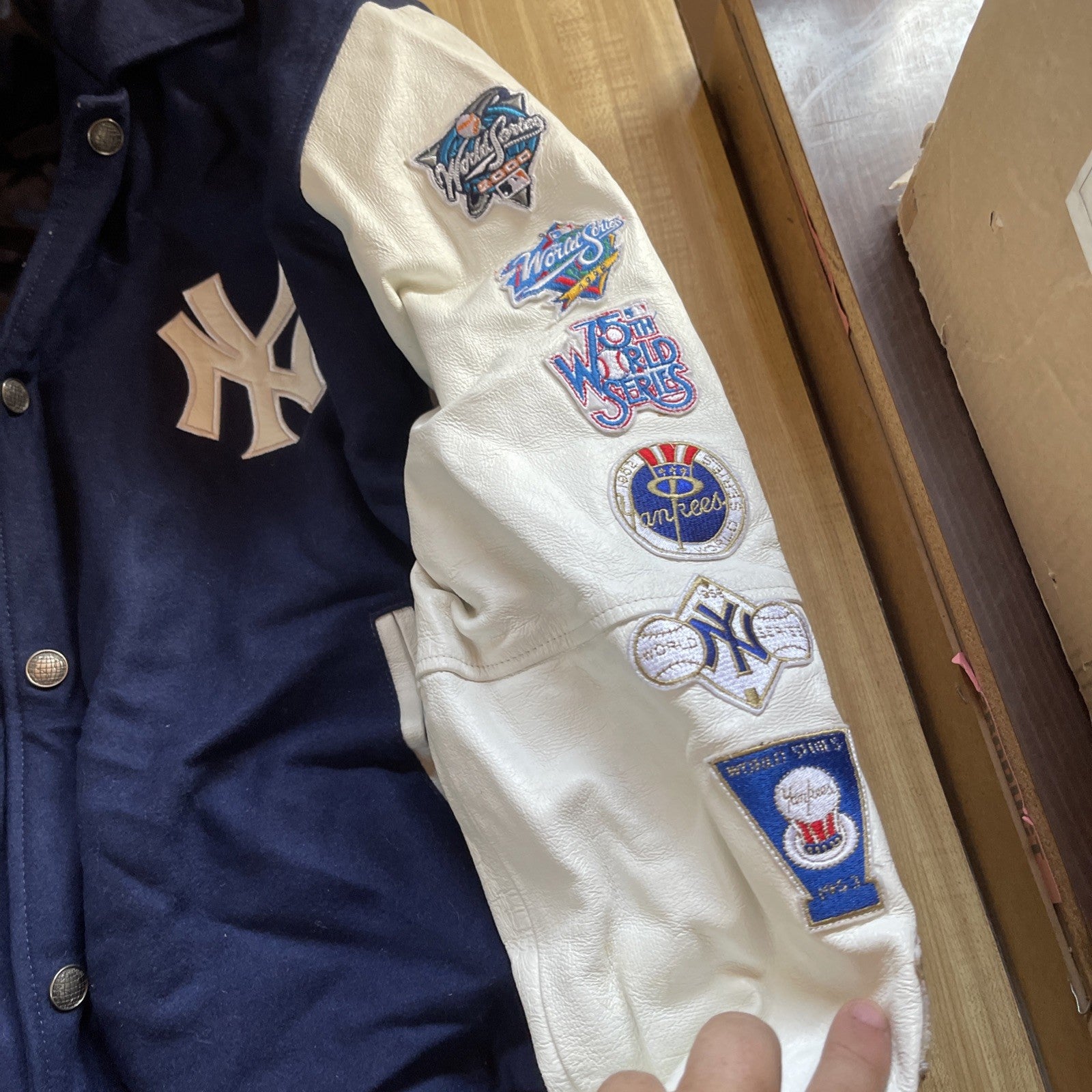 Vintage New York Yankees 26 Time World Series Champion Varsity Jacket XL
