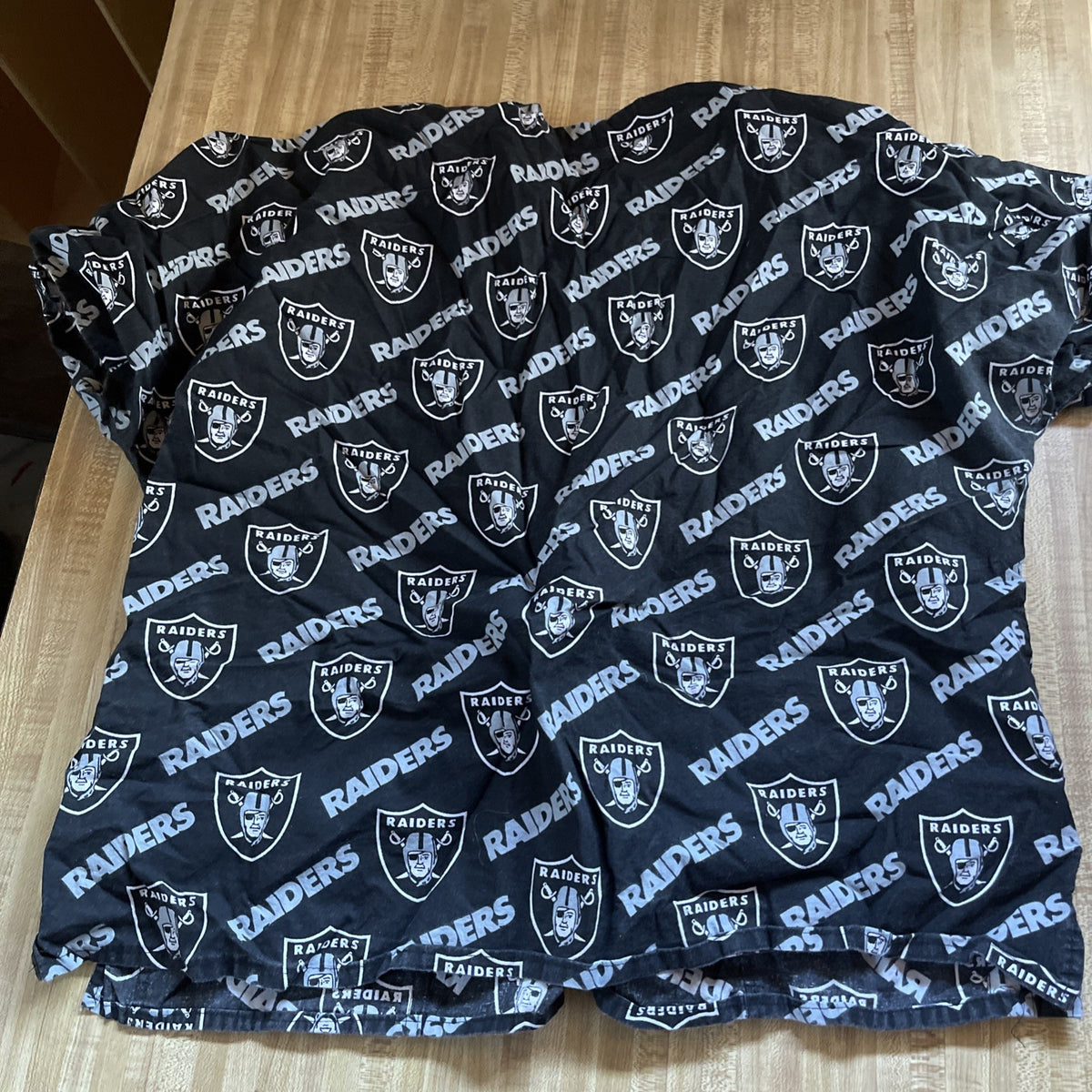 Raiders Scrubs Top 2X