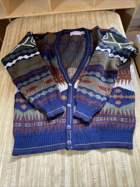 Vintage Campus Cardigan XL