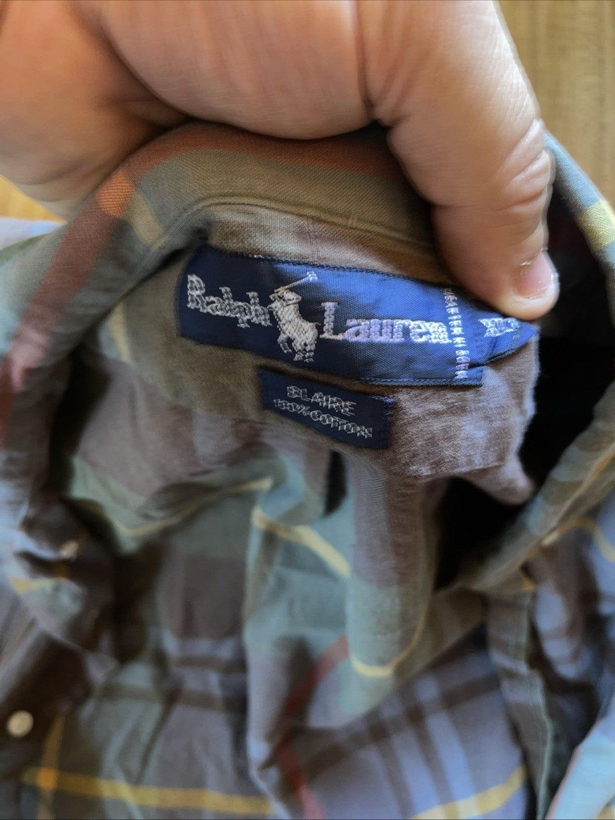 ralph lauren blaire button down XXL 
