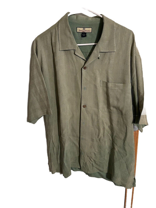Tommy Bahama Silk Shirt Large 