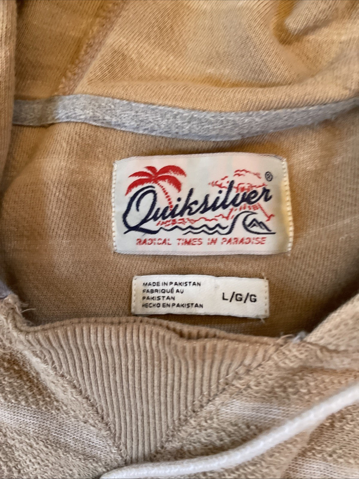 Vintage Quiksilver Hoodie Large 