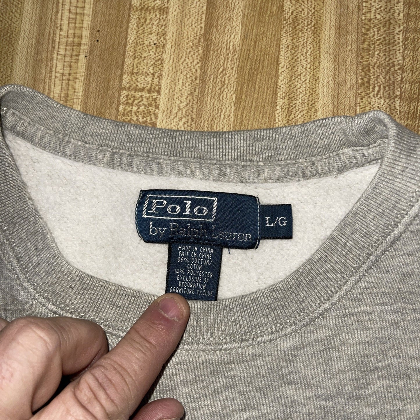 Vintage Polo Ralph Lauren Sweatshirt Large 