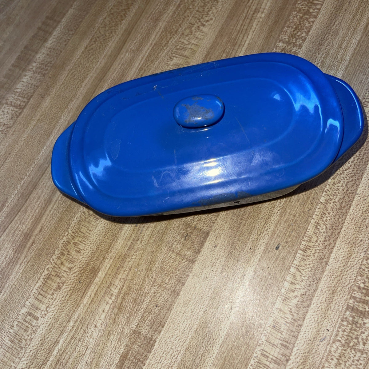Petite Maison Stoneware Butter Dish 