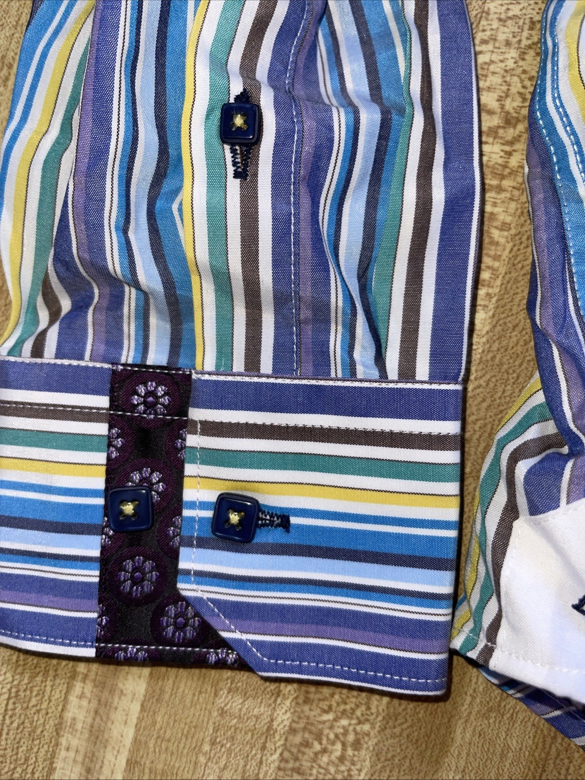 Max Lauren By Brio Dress Shirt Large 