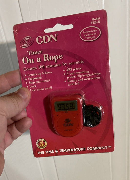 CDN Timer On A Rope Model TR3-R Stopwatch 