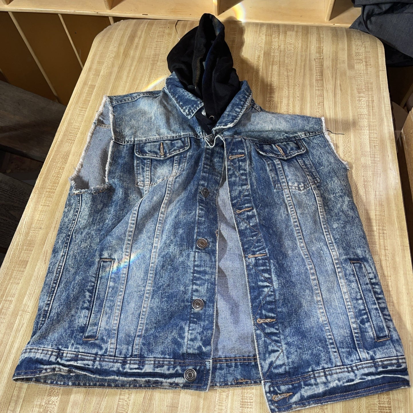 Carbon Denim Vest XXL