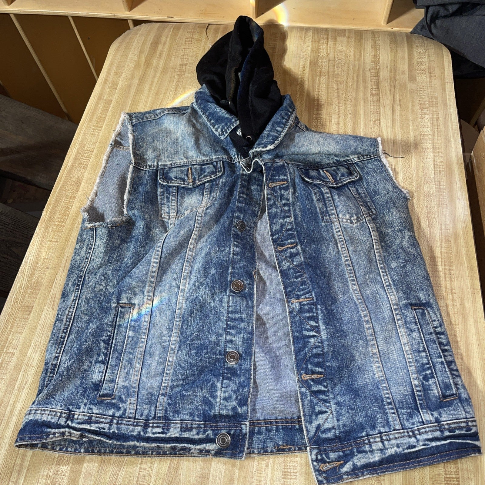 Carbon Denim Vest XXL