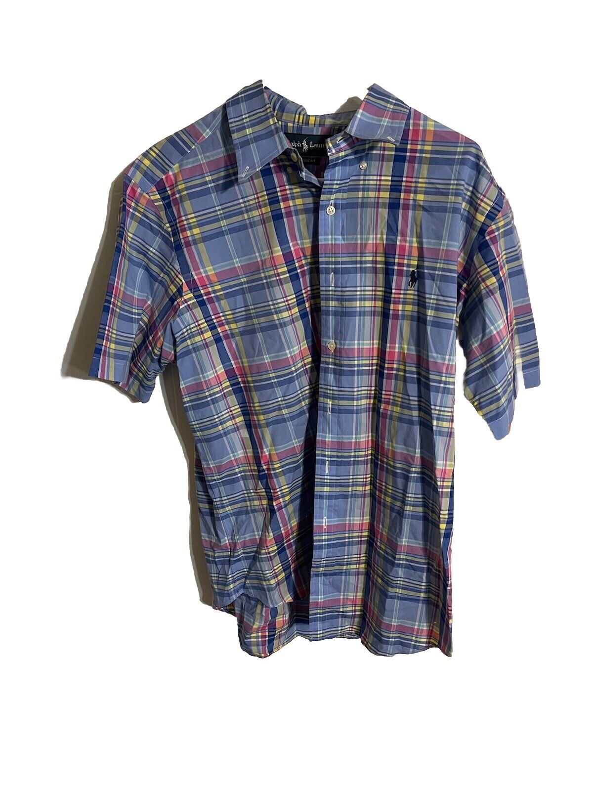 Ralph Lauren Colorblock Shirt Large Patchwork