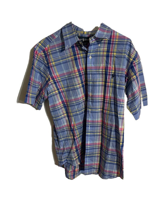Ralph Lauren Colorblock Shirt Large Patchwork