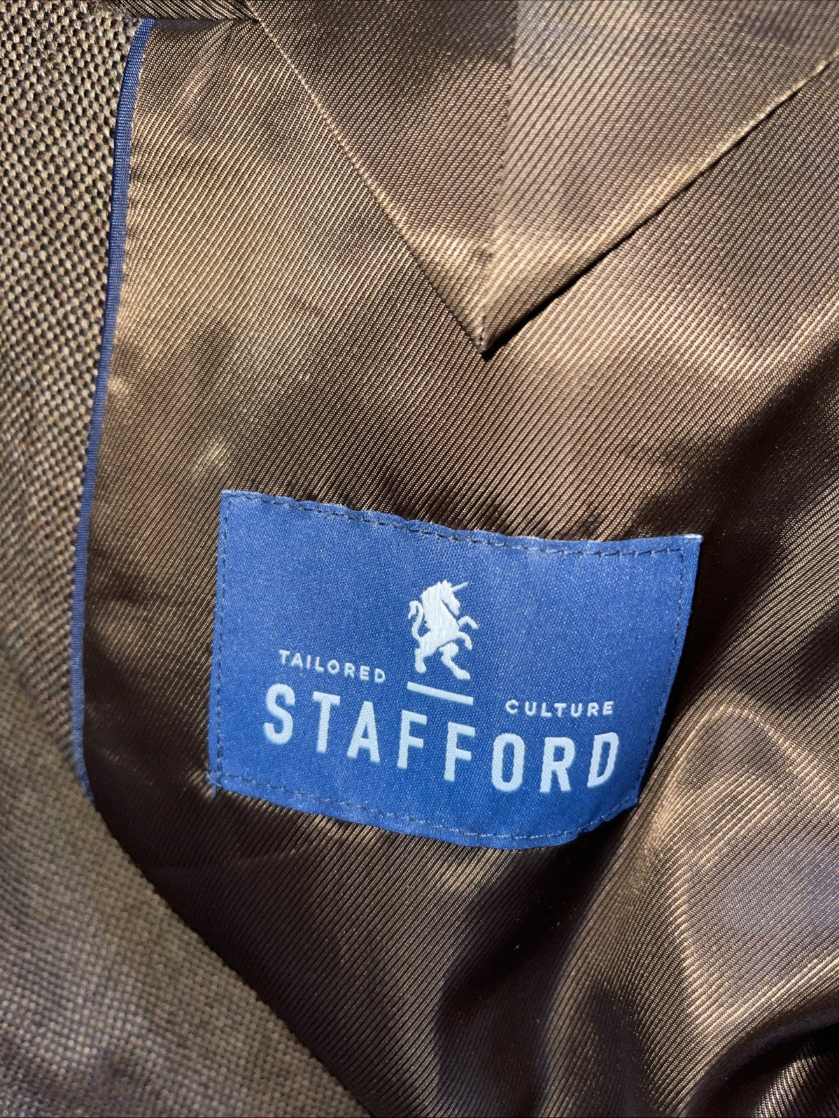 stafford merino wool sport coat 50R