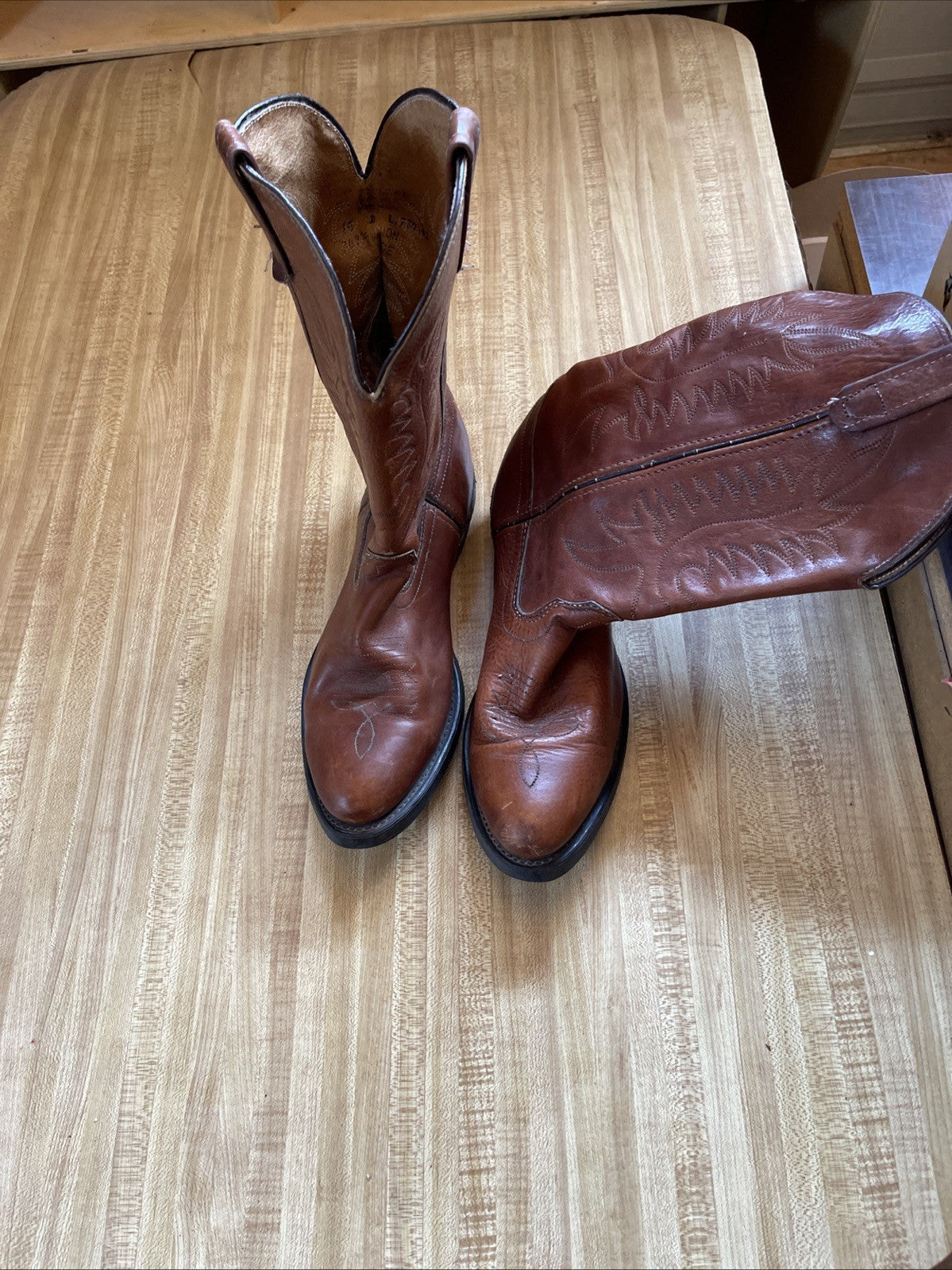 DD Tuff Cowboy Boots 10 D