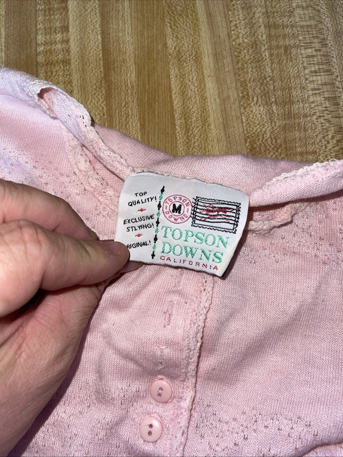 Vintage Topson Downs California Top Medium 