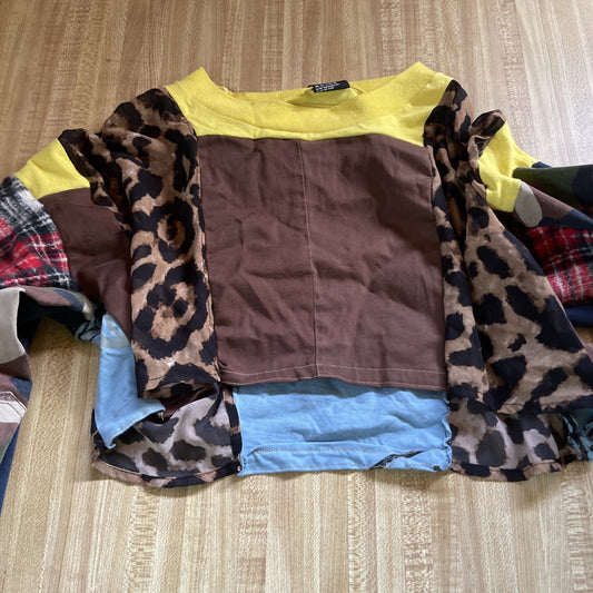 Vintage Upcycled Top On A Screen Stars Best Tag XL