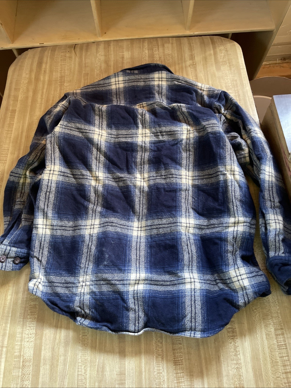 Work N Sport Heavy Flannel Shacket Medium 