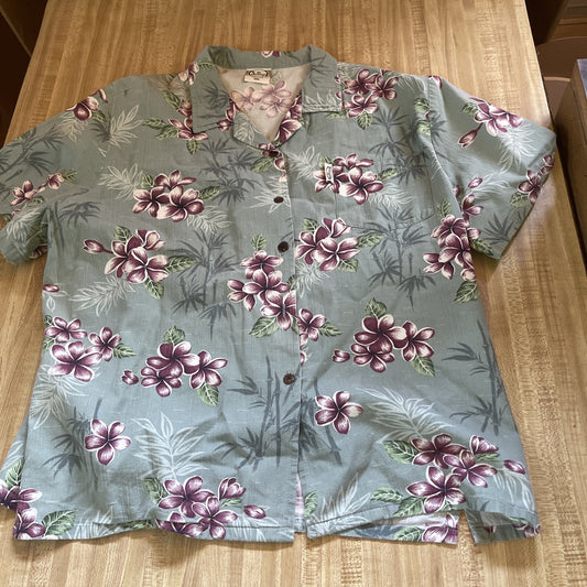 Go Barefoot Hawaiian Shirt 2XL