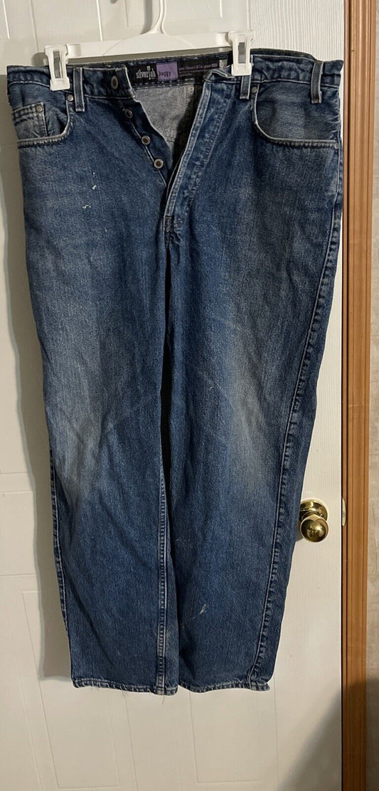 Silvertab Baggy Jeans 34x32 Made In USA Vintage