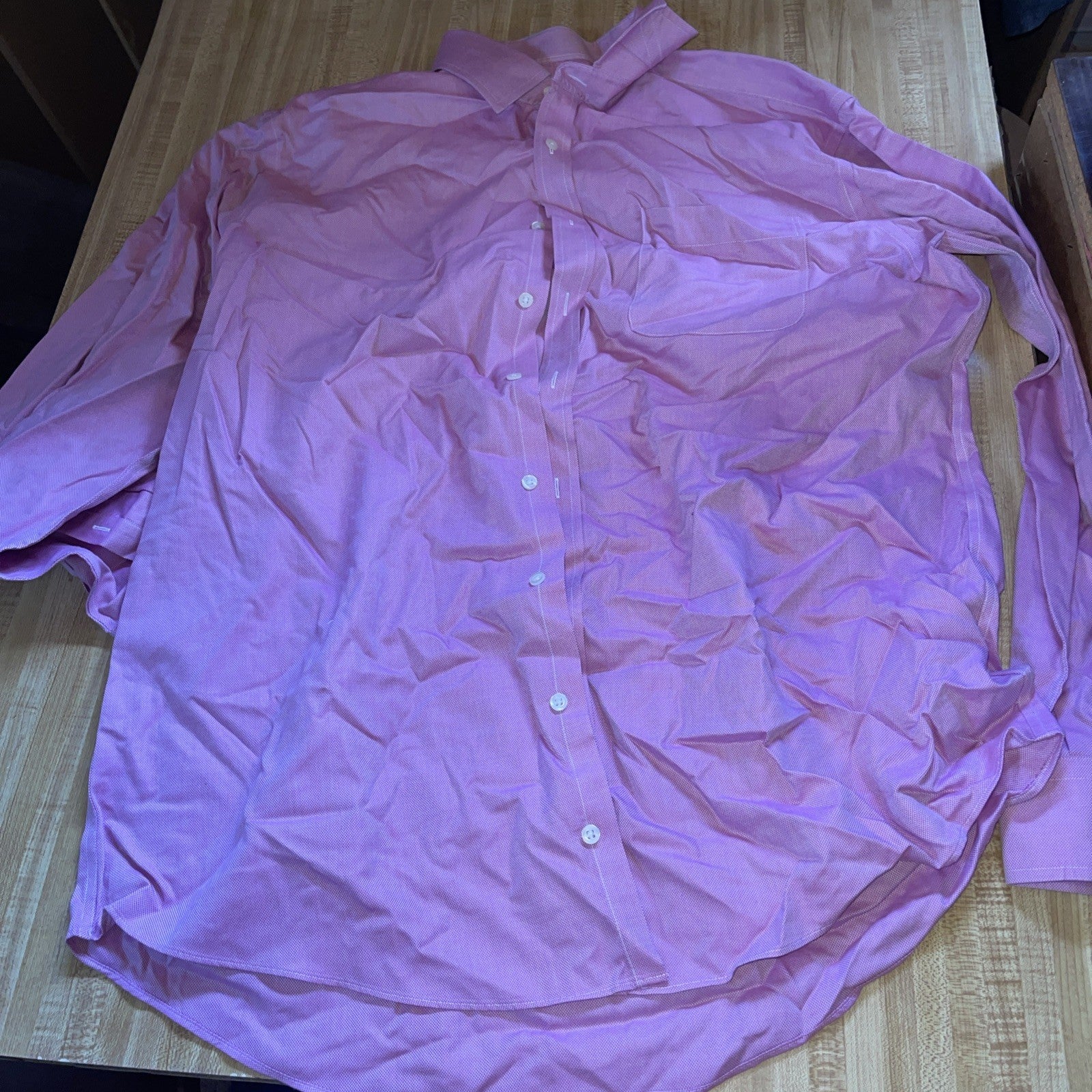 EB Wood Non Iron Dress Shirt 17.5