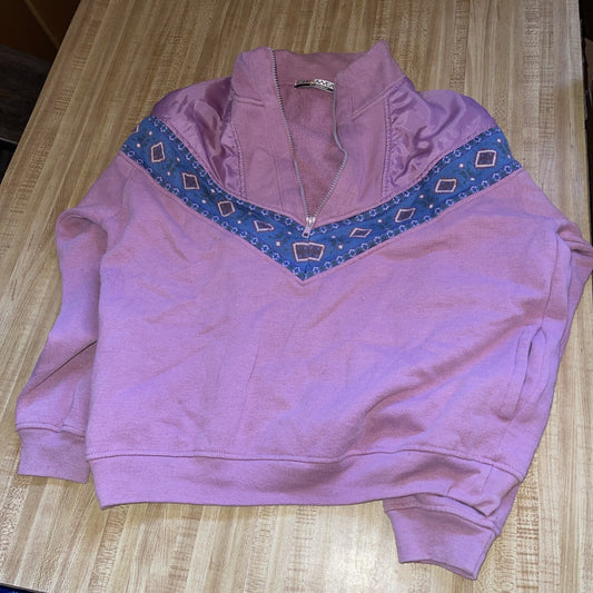 Vintage Chinawear Quarter Zip Medium Petite 