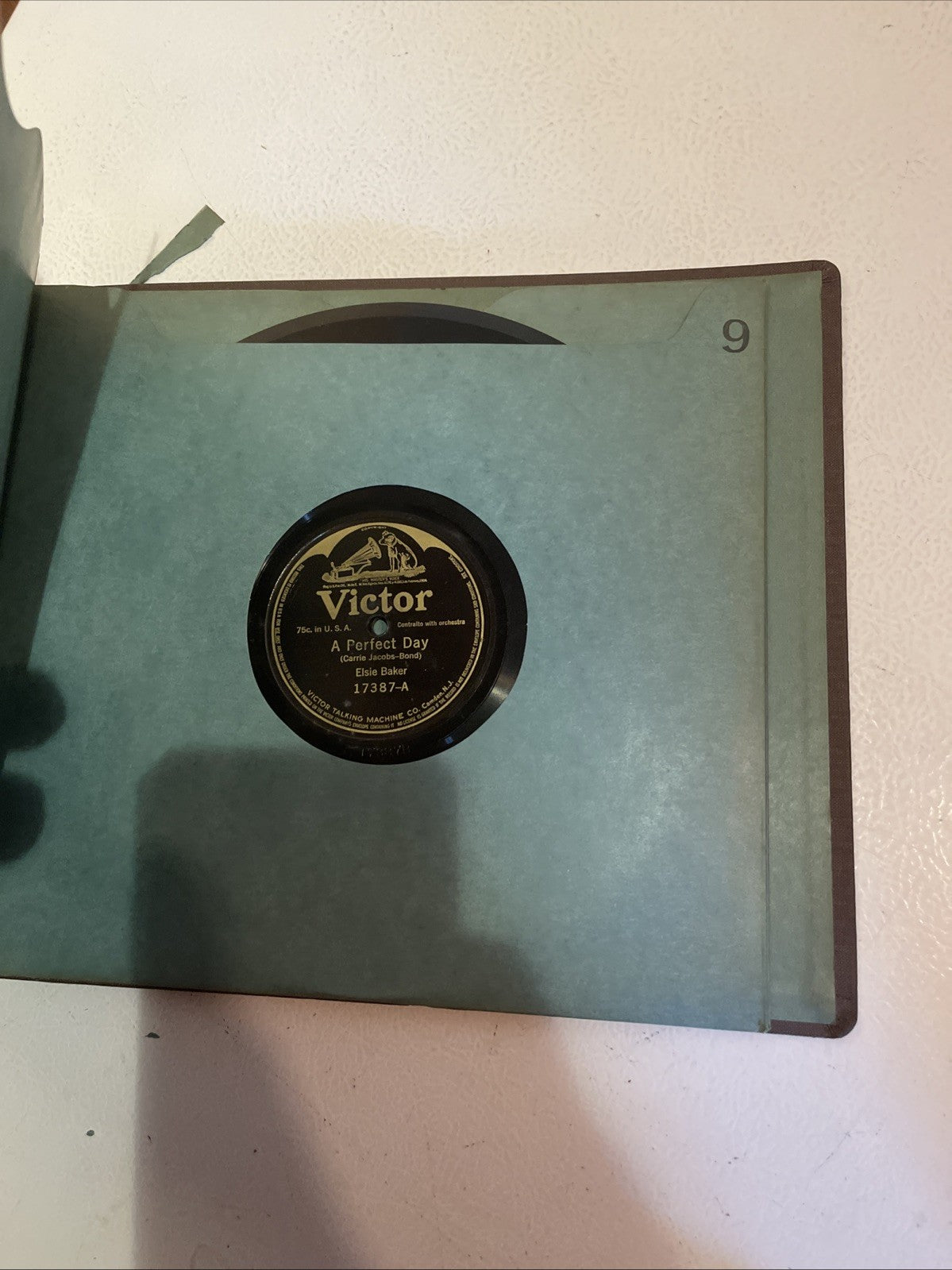 Antique Victor Victrola Record Collection Lot